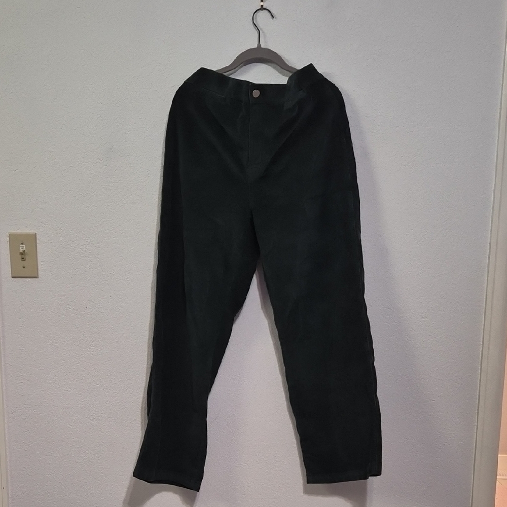 Madewell Women's Dark Green Corduroy Pants